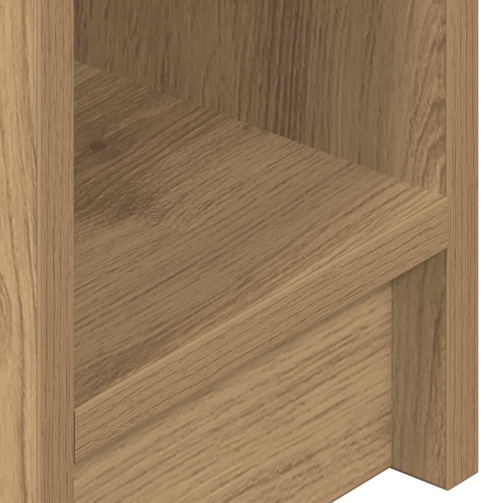 Bedside Cabinet with Drawer Artisan Oak 20x36x60 cm