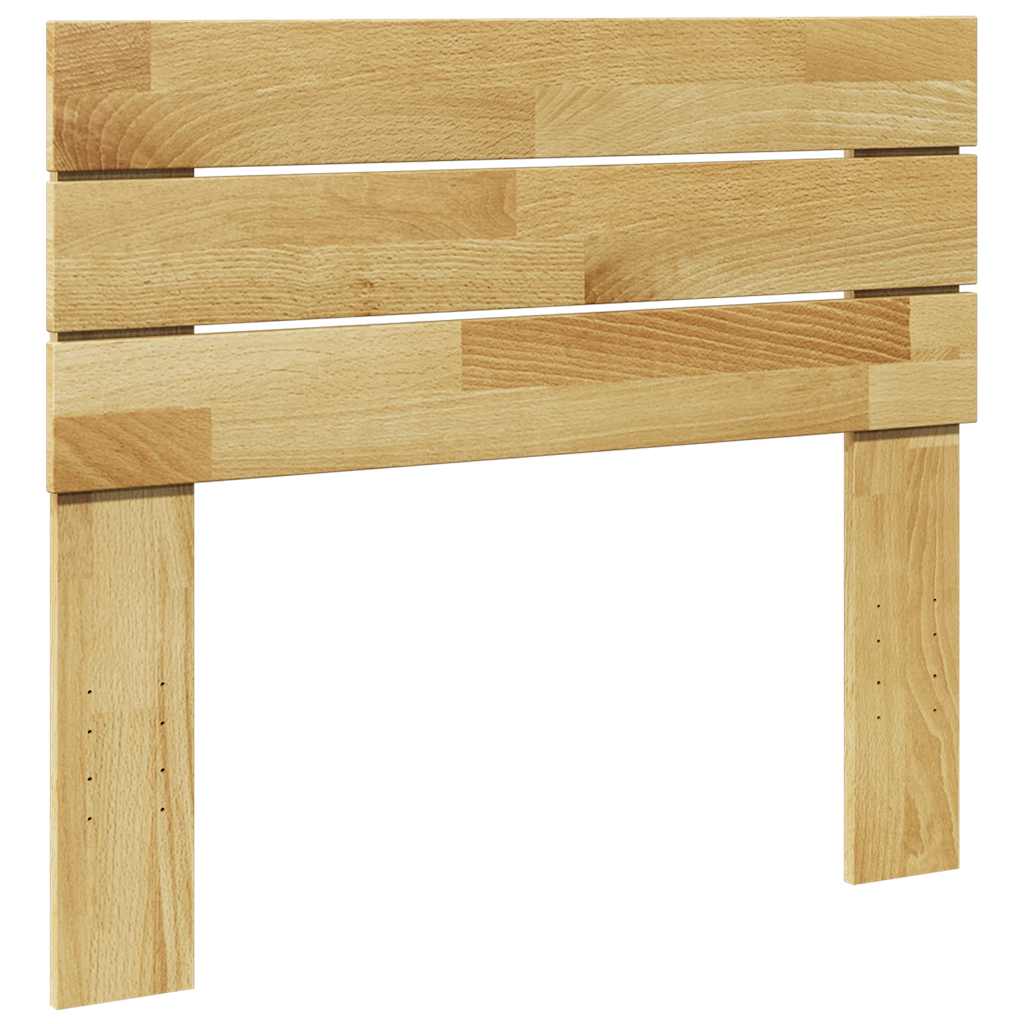 Solid Oak Headboard, 75 cm - Natural Wood Elegance