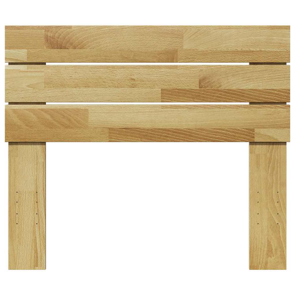 Solid Oak Headboard, 75 cm - Natural Wood Elegance