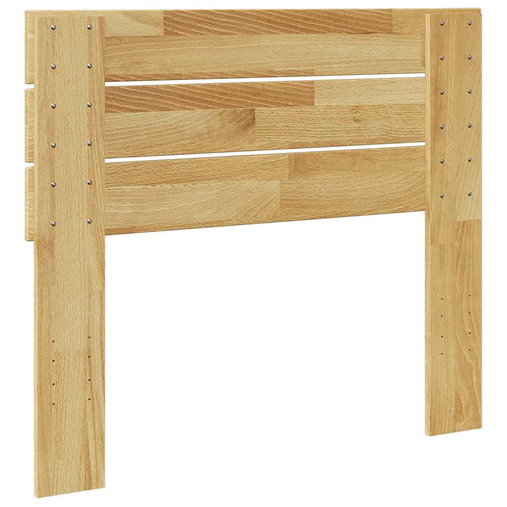 Solid Oak Headboard, 75 cm - Natural Wood Elegance