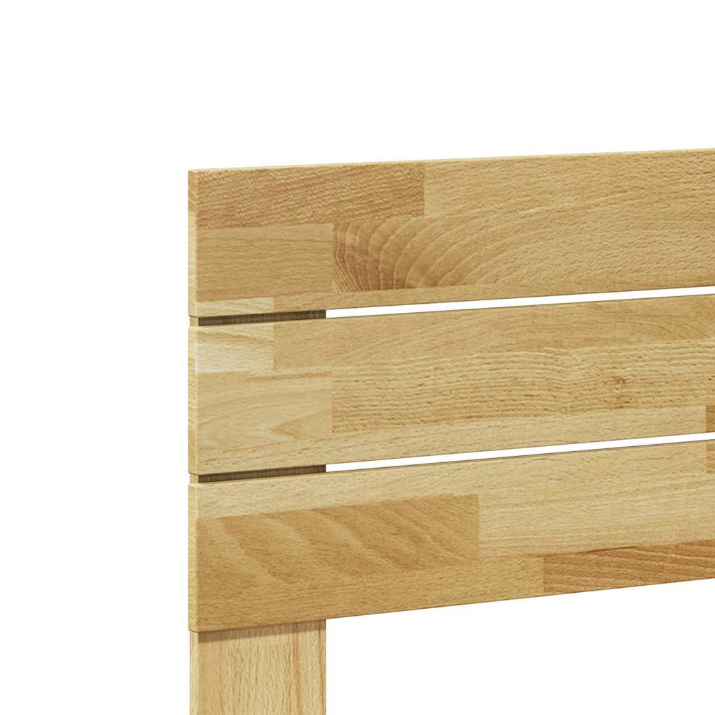 Solid Oak Headboard, 75 cm - Natural Wood Elegance