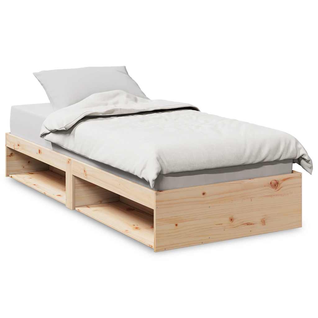 Day Bed without Mattress 90x200 cm Solid Wood Pine