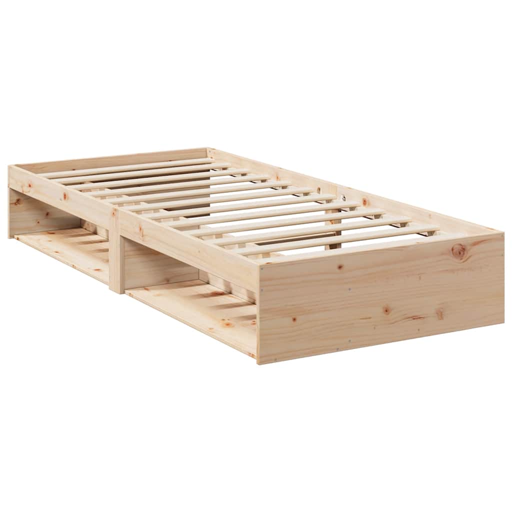 Day Bed without Mattress 90x200 cm Solid Wood Pine