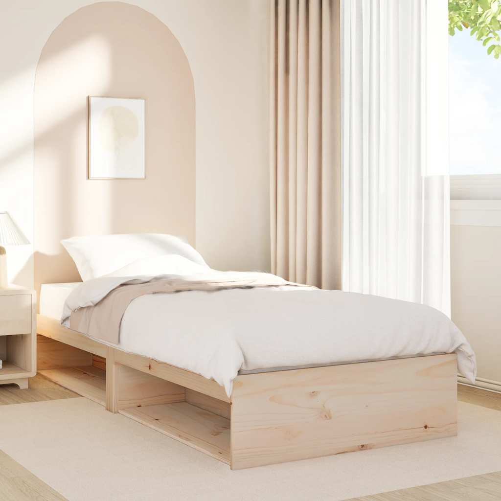 Day Bed without Mattress 90x200 cm Solid Wood Pine