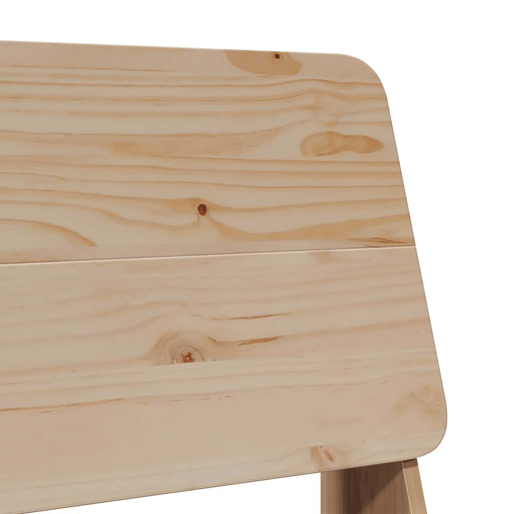 Solid Pine Wood Garden Chair 60x64x70.5 cm - Durable & Stylish