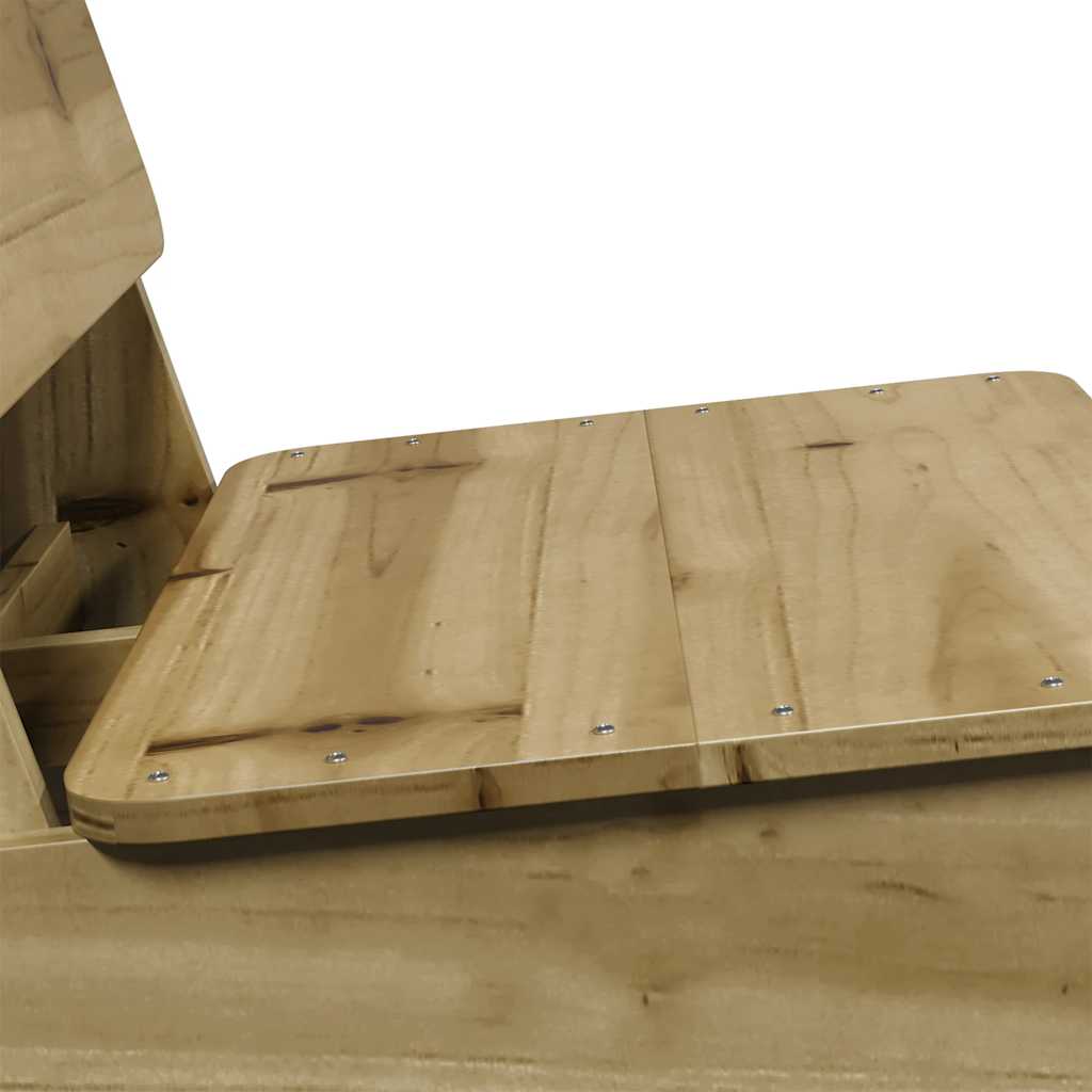 Durable Pine Garden Chair - 60x64x70.5 cm Impregnated Wood