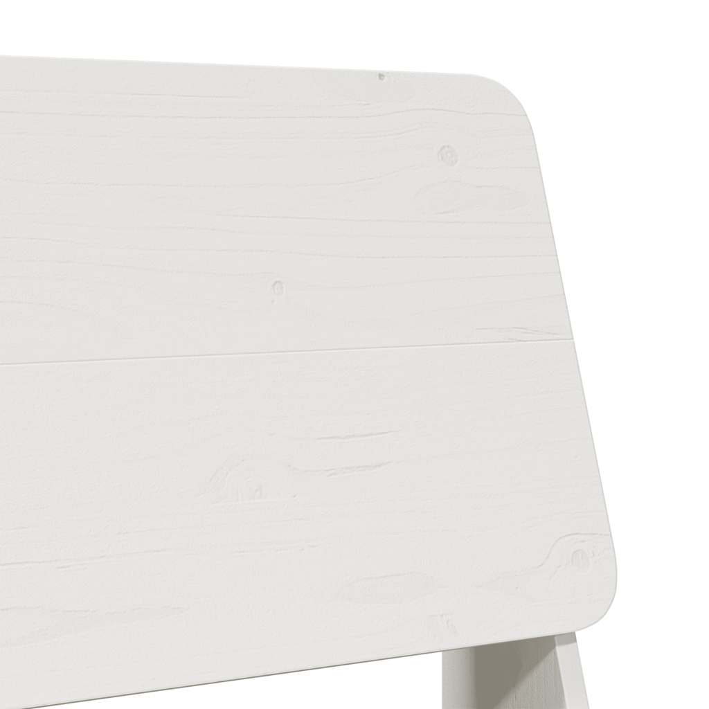White Solid Pine Garden Chairs Set of 2 - 60x64x70.5 cm
