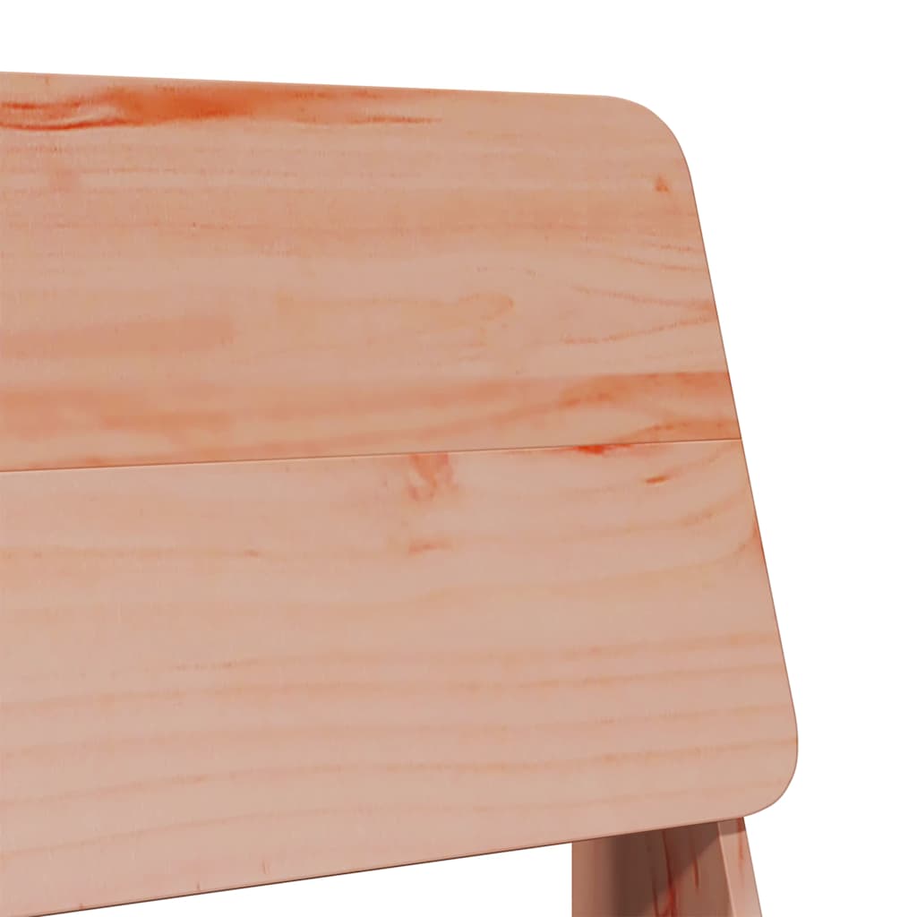 Solid Wood Douglas Garden Chairs Set - 2 Pcs, 60x64x70.5 cm