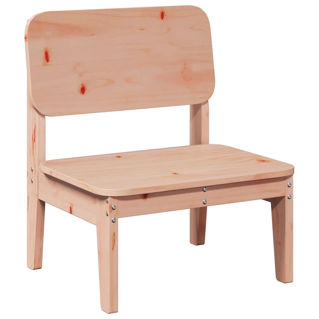 Solid Wood Douglas Garden Chairs, 2-Piece Set, 60x52.5x72 cm
