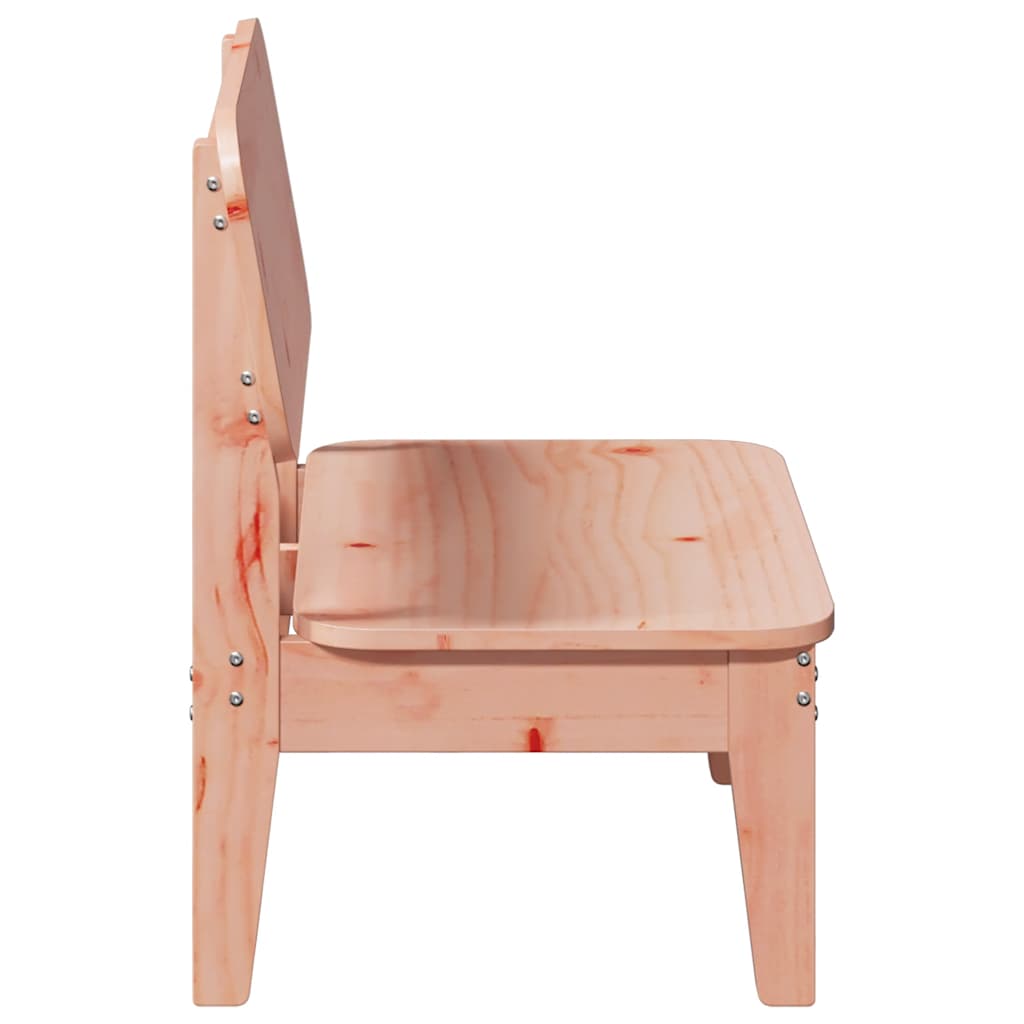 Solid Wood Douglas Garden Chairs, 2-Piece Set, 60x52.5x72 cm