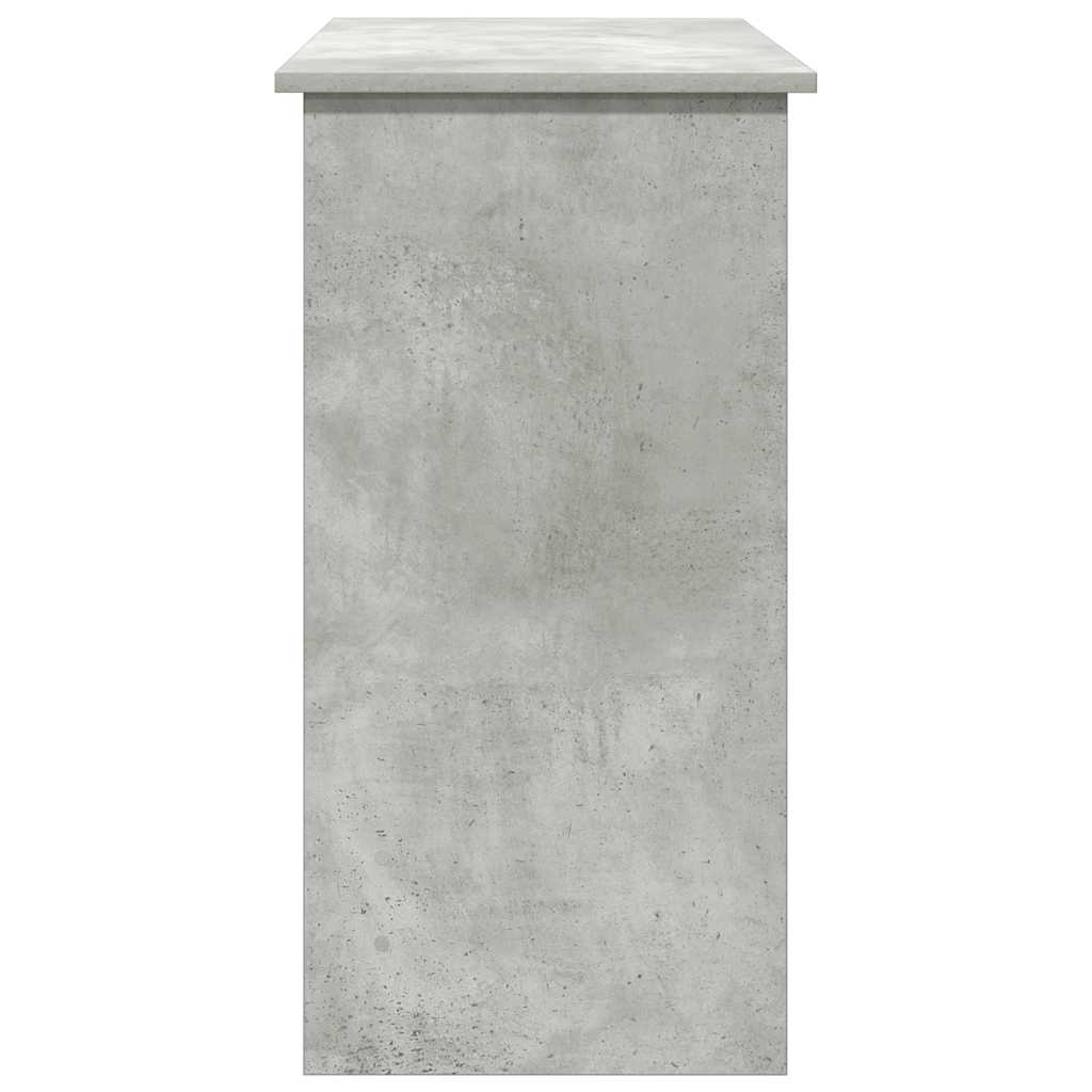 Concrete Grey Engineered Wood Desk 80x40x75 cm
