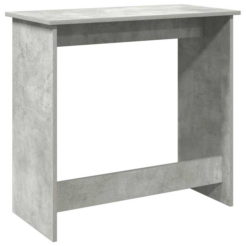 Concrete Grey Engineered Wood Desk 80x40x75 cm