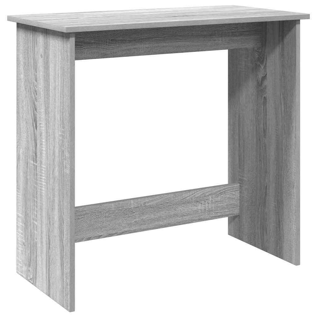 Compact Grey Sonoma Desk, Engineered Wood, 80x40x75 cm
