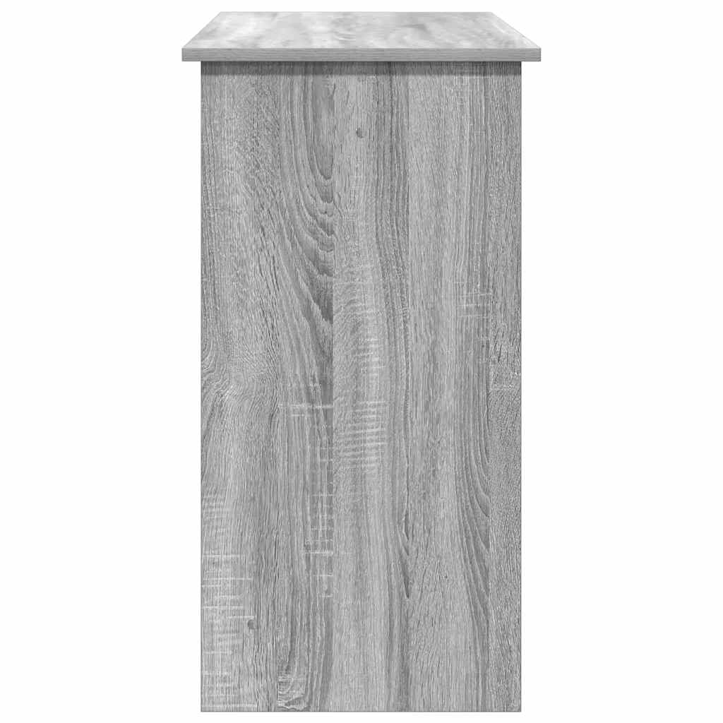 Compact Grey Sonoma Desk, Engineered Wood, 80x40x75 cm