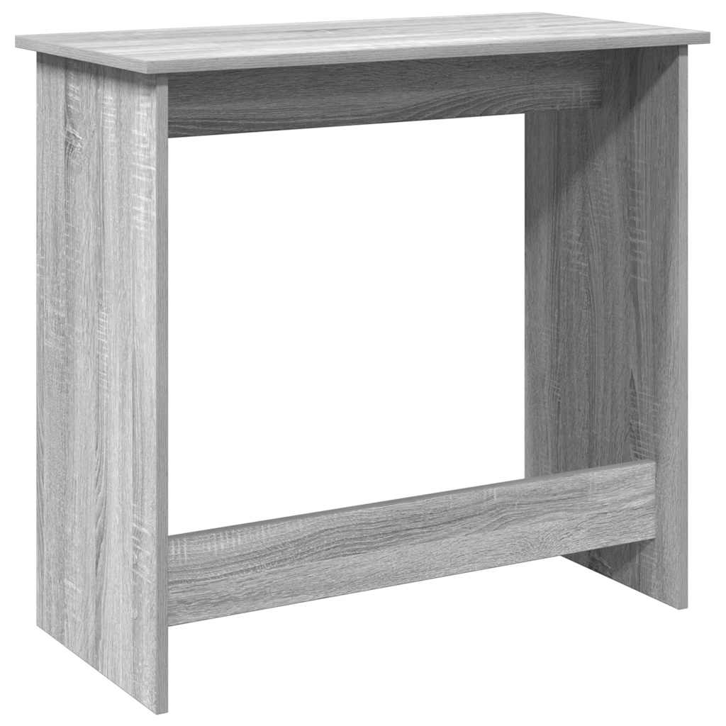 Compact Grey Sonoma Desk, Engineered Wood, 80x40x75 cm