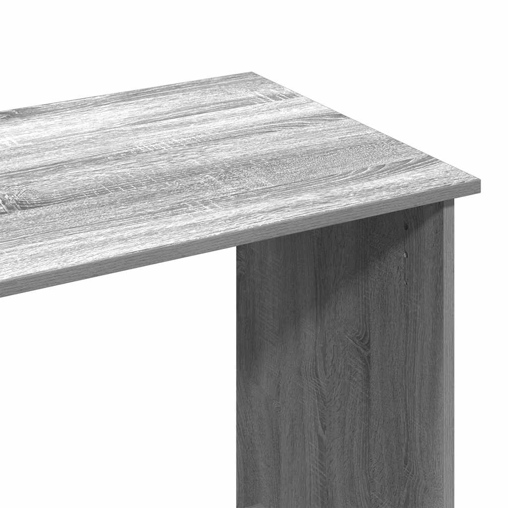 Compact Grey Sonoma Desk, Engineered Wood, 80x40x75 cm
