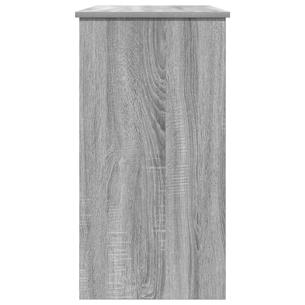 Compact Desk Grey Sonoma 80x40x75 cm - Engineered Wood Elegance