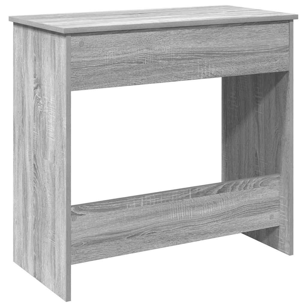 Compact Desk Grey Sonoma 80x40x75 cm - Engineered Wood Elegance