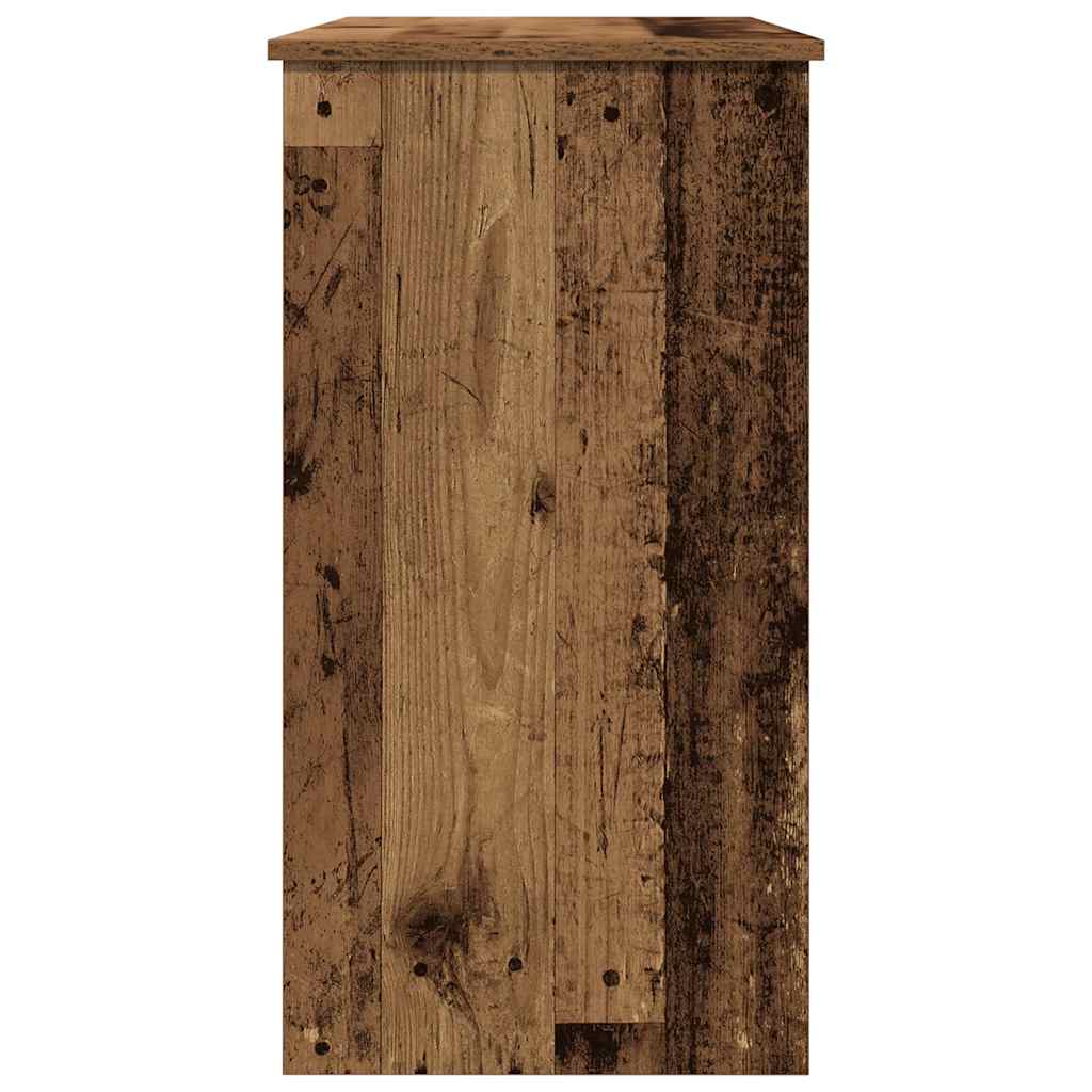 Rustic 80x40x75 cm Engineered Wood Desk - Vintage Style