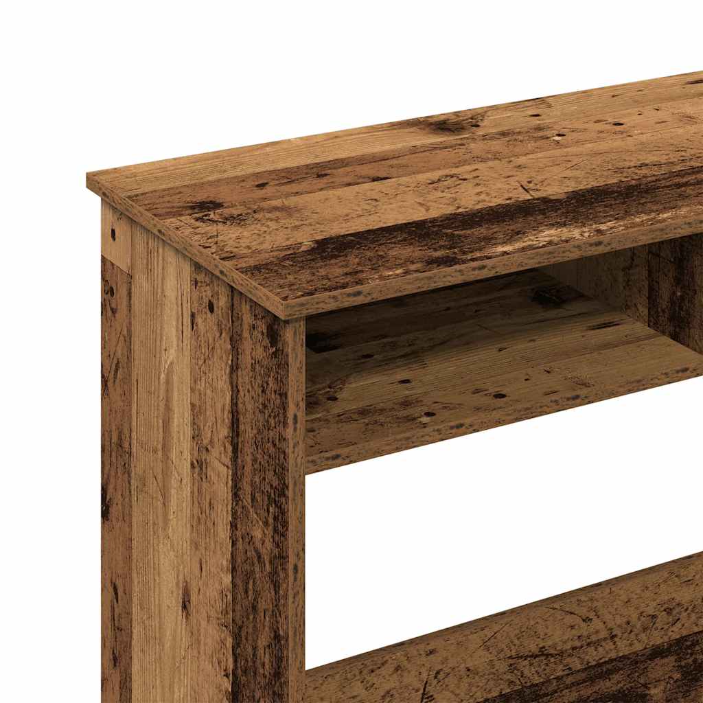 Rustic 80x40x75 cm Engineered Wood Desk - Vintage Style