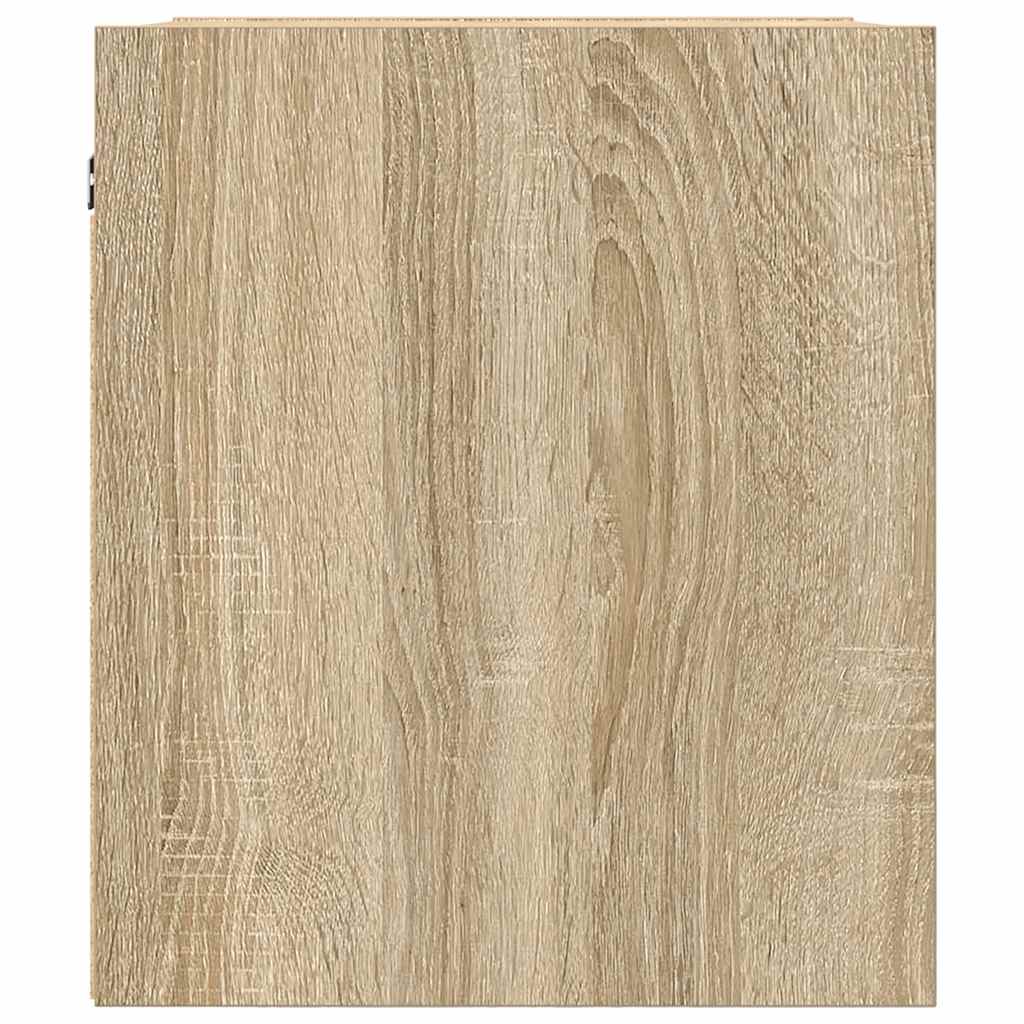 Wall-mounted Bedside Cabinet Sonoma Oak 38x34x40 cm