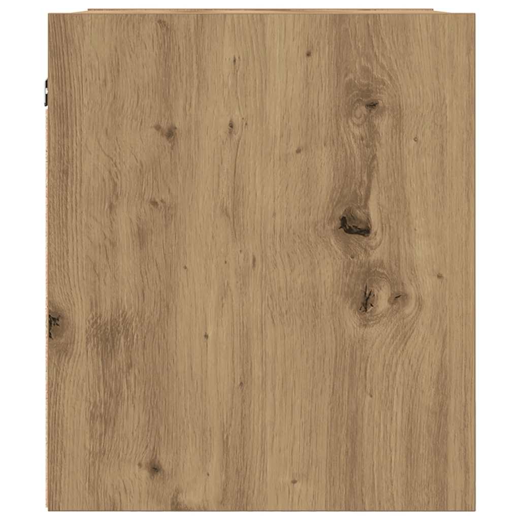 Wall-mounted Bedside Cabinet Artisan Oak 38x34x40 cm