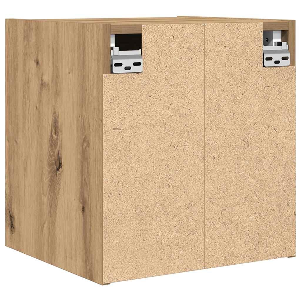 Wall-mounted Bedside Cabinet Artisan Oak 38x34x40 cm