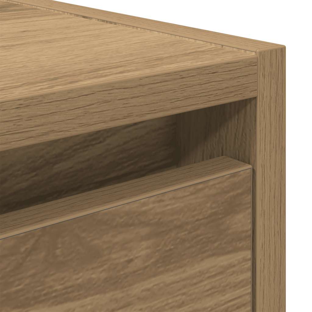 Wall-mounted Bedside Cabinet Artisan Oak 38x34x40 cm