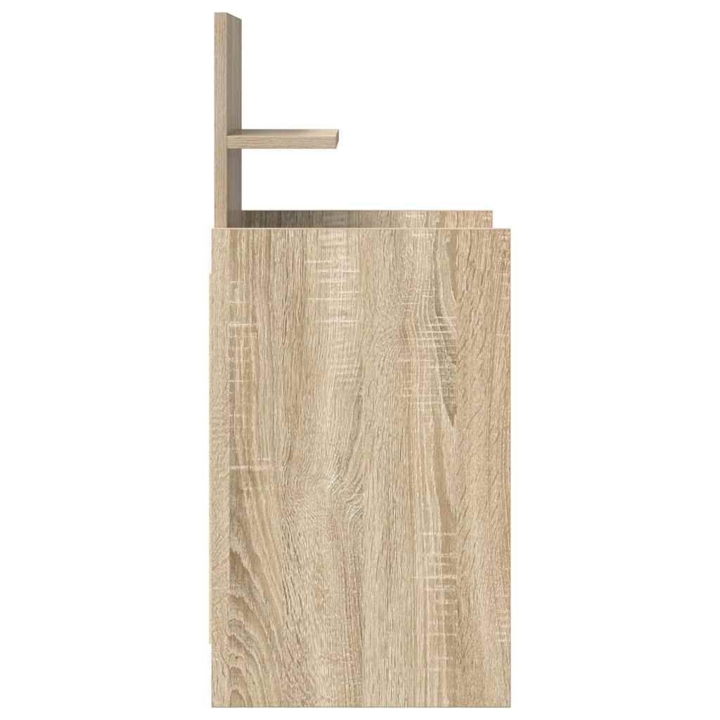 Bedside Cabinets with 2 Drawers 2 pcs Sonoma Oak 38x34x80 cm