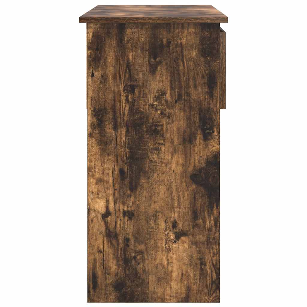 Smoked Oak Console Table with Drawers - 85.5x38.5x74.5 cm