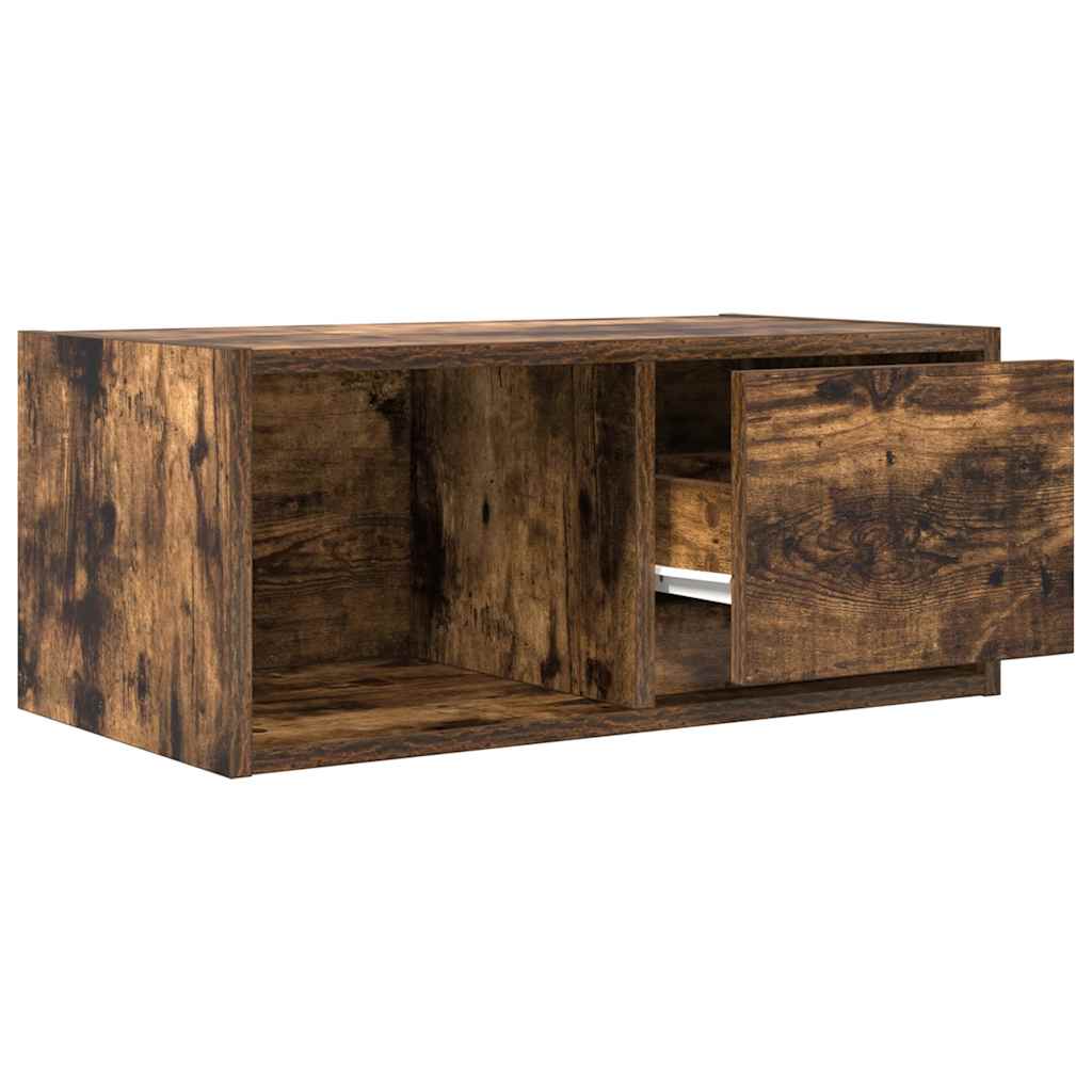 TV Cabinet Smoked Oak 60x31x25.5 cm Engineered Wood