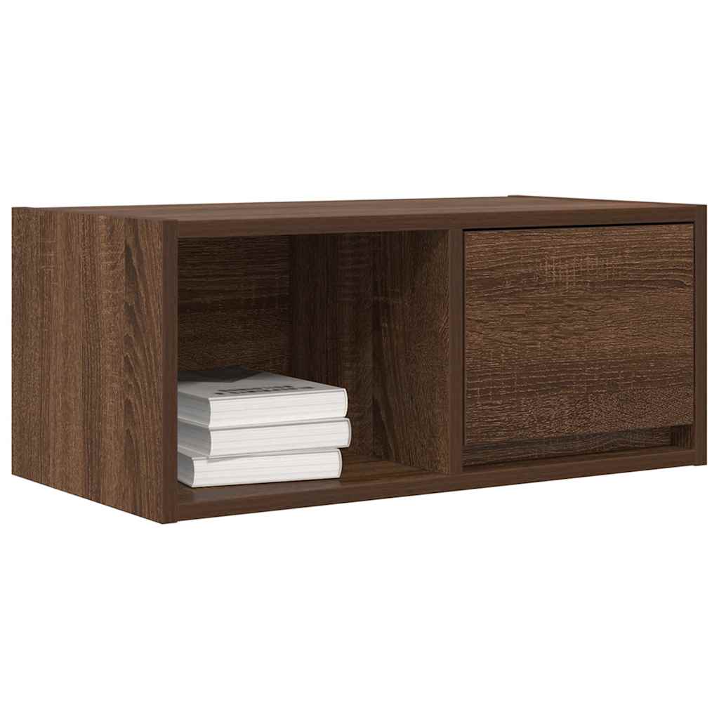 TV Cabinets 2 pcs Brown Oak 60x31x25.5 cm Engineered Wood