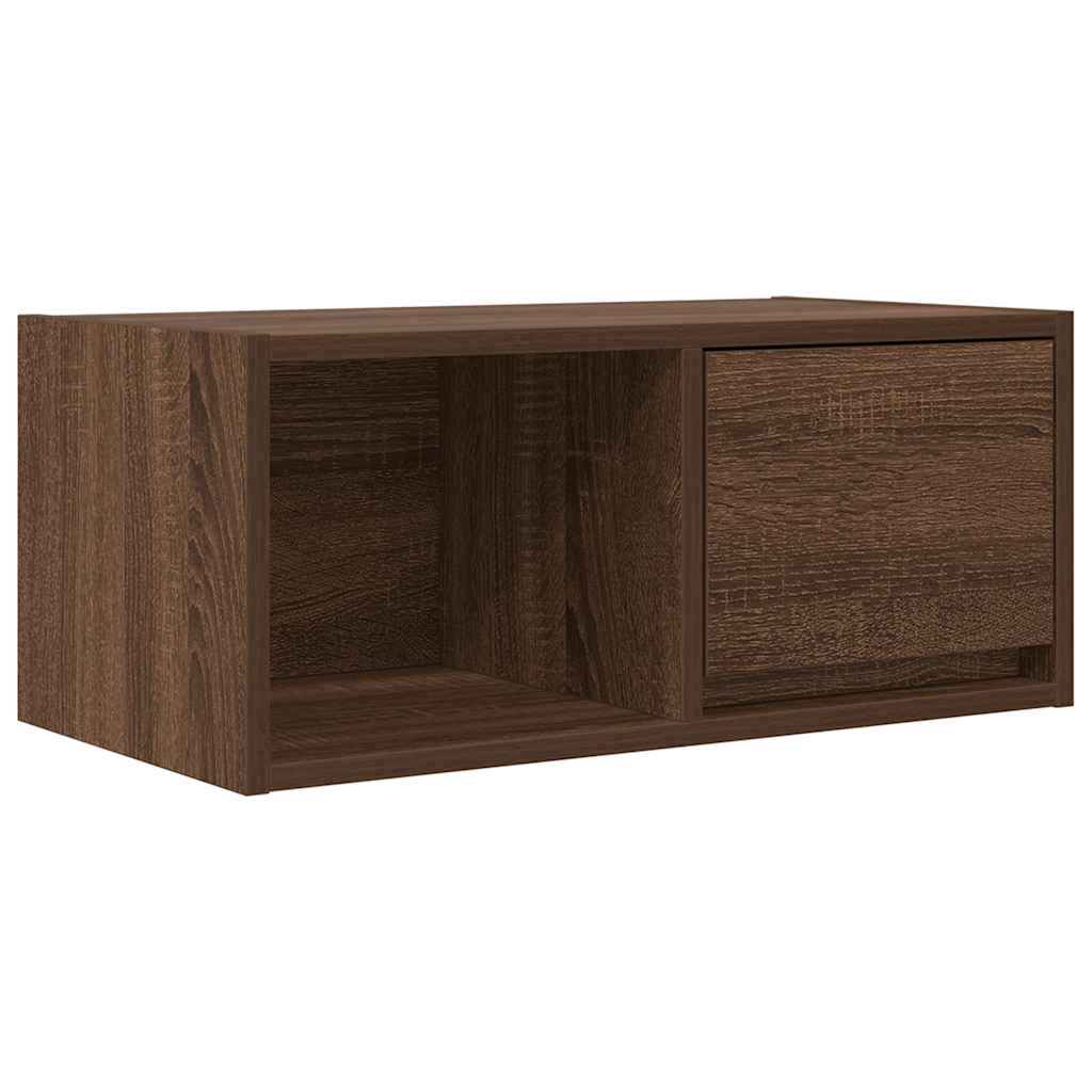 TV Cabinets 2 pcs Brown Oak 60x31x25.5 cm Engineered Wood