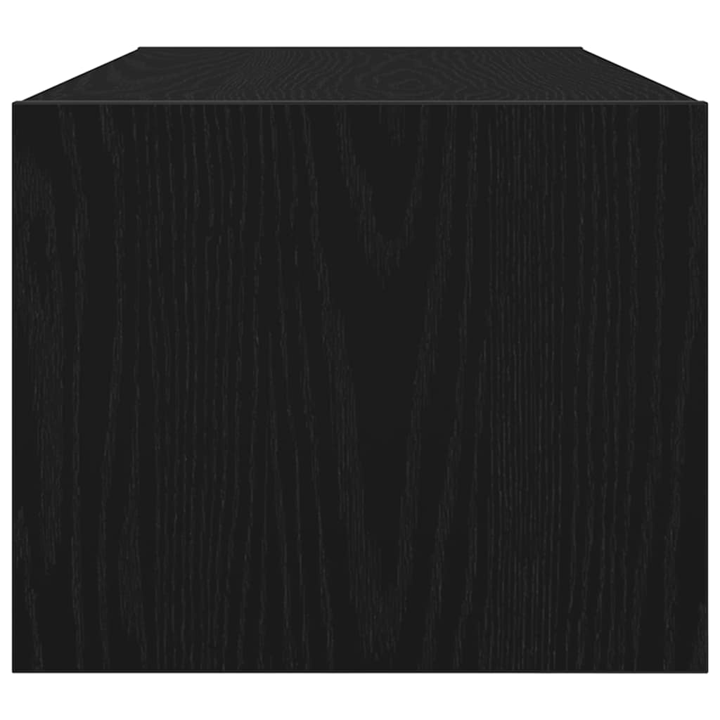 TV Cabinets 2 pcs Black Oak 80x31x25.5 cm Engineered Wood