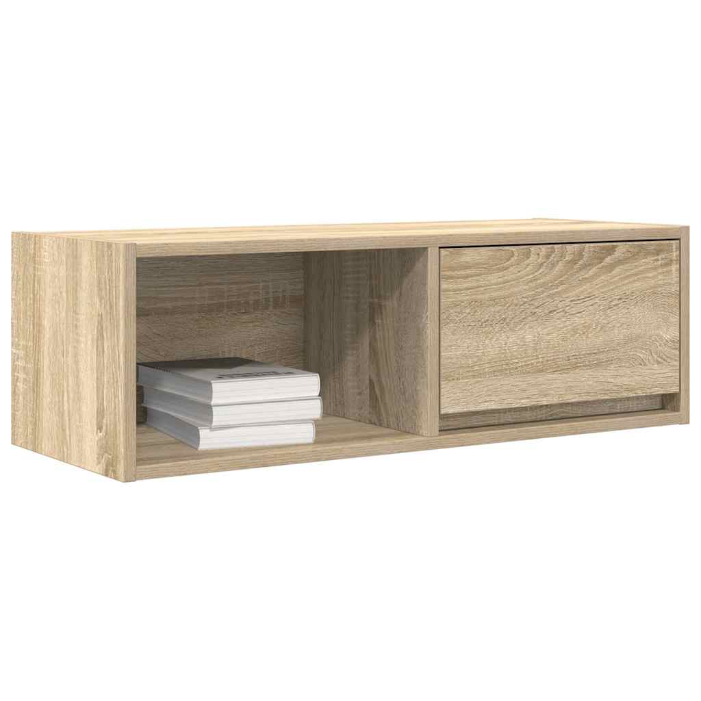 TV Cabinet Sonoma Oak 80x31x25.5 cm Engineered Wood