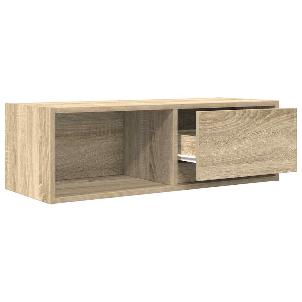 TV Cabinet Sonoma Oak 80x31x25.5 cm Engineered Wood