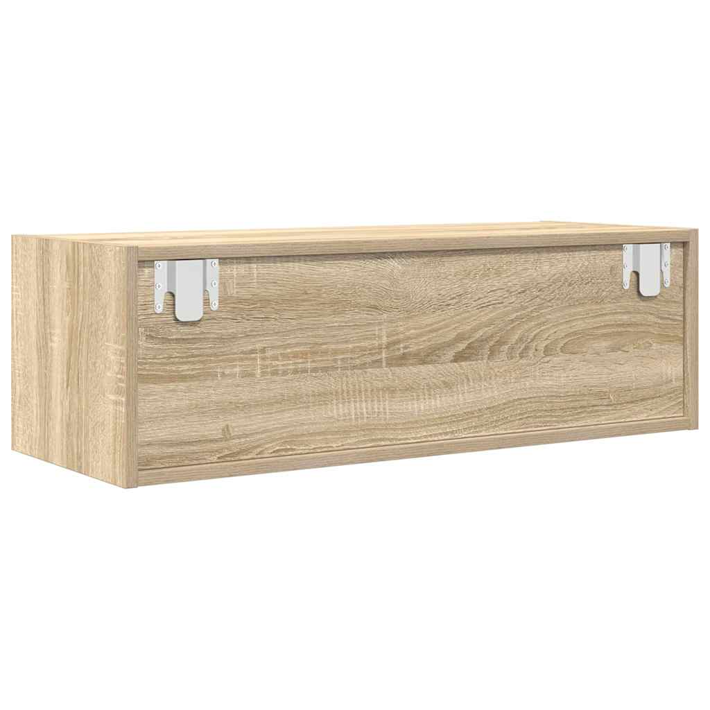 TV Cabinet Sonoma Oak 80x31x25.5 cm Engineered Wood