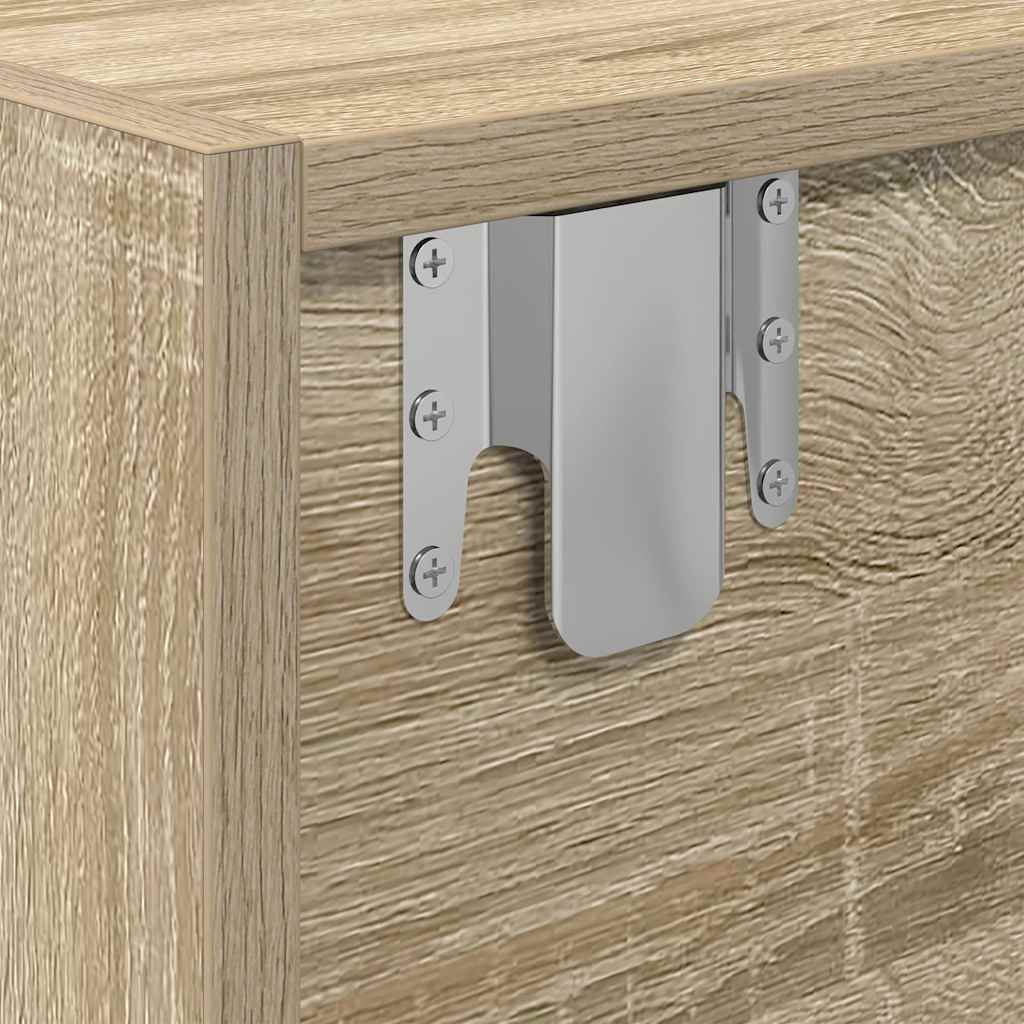 TV Cabinet Sonoma Oak 80x31x25.5 cm Engineered Wood