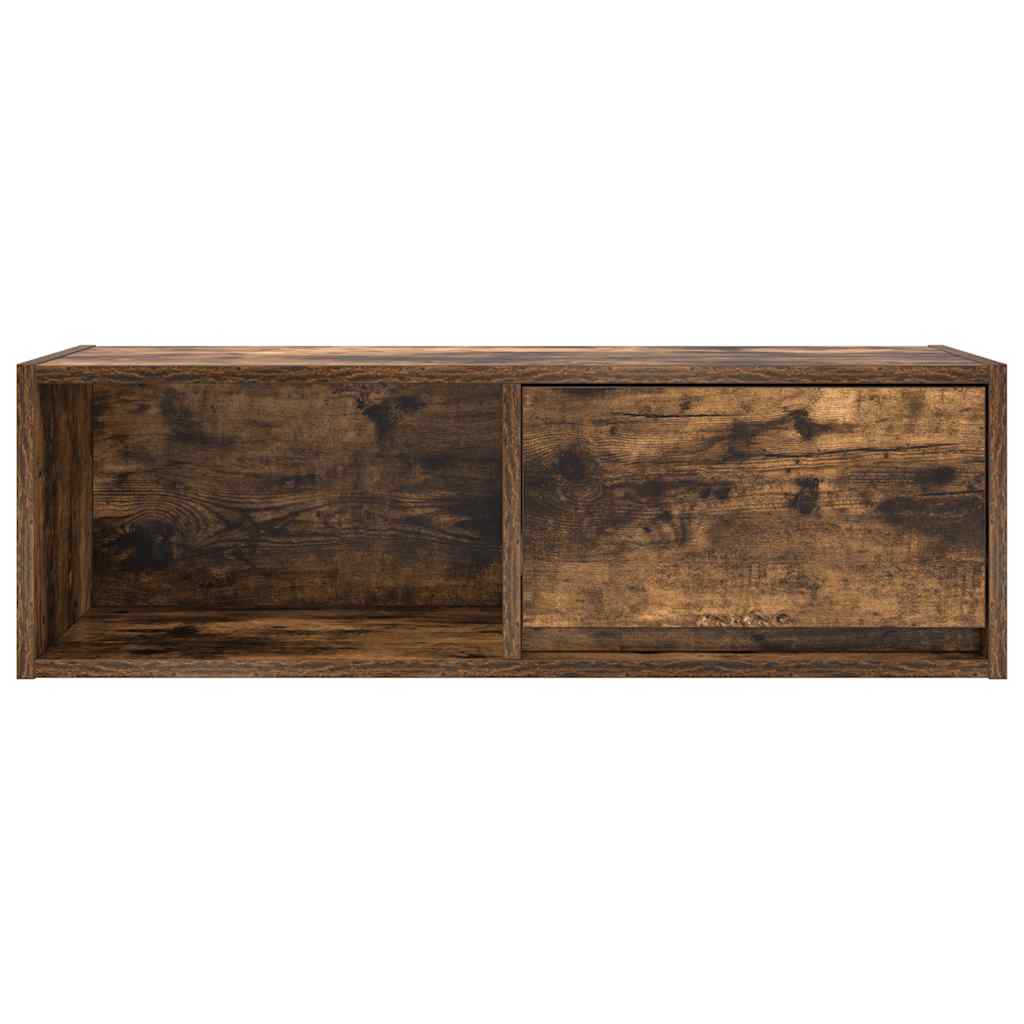 TV Cabinets 2 pcs Smoked Oak 80x31x25.5 cm Engineered Wood