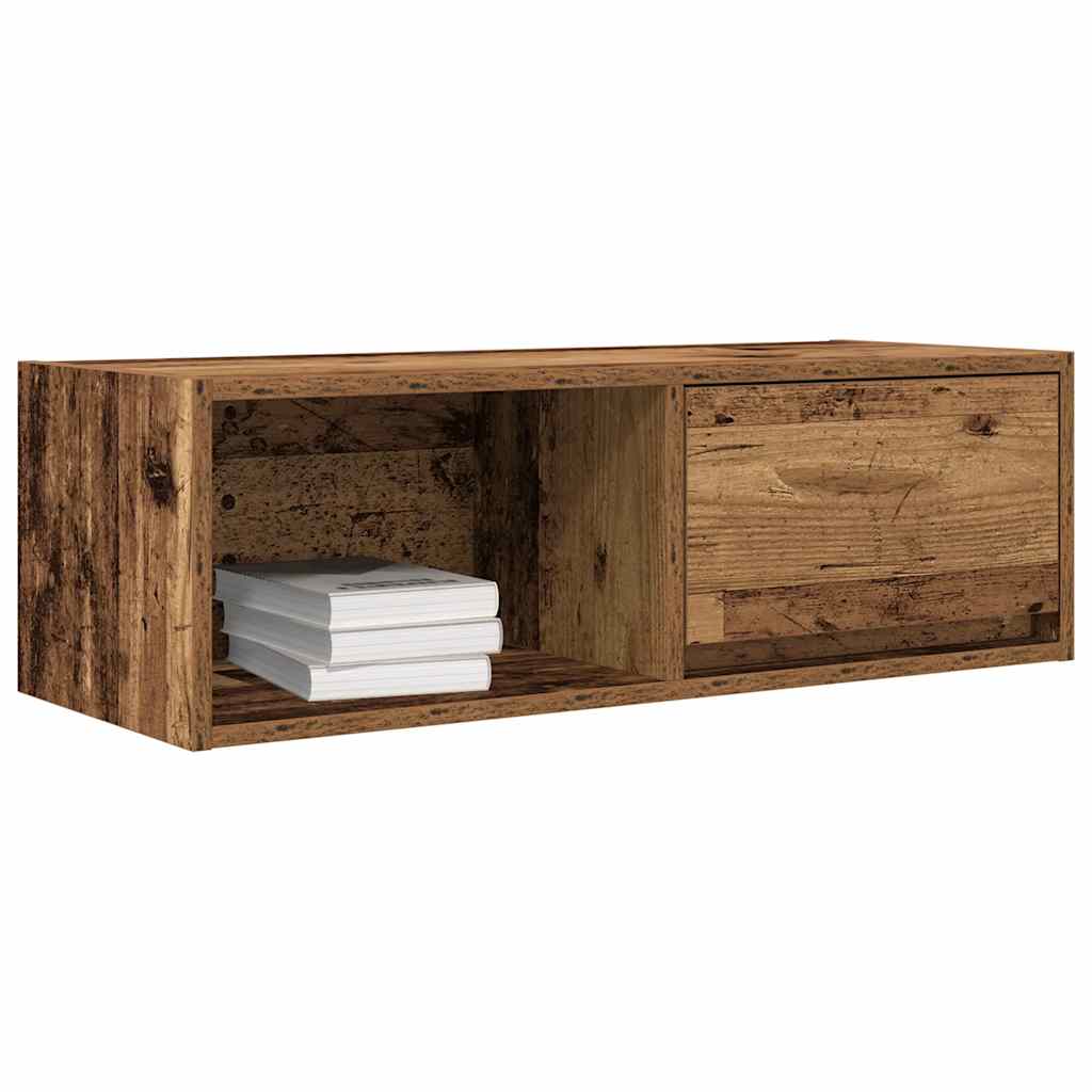 TV Cabinets 2 pcs Old Wood 80x31x25.5 cm Engineered Wood