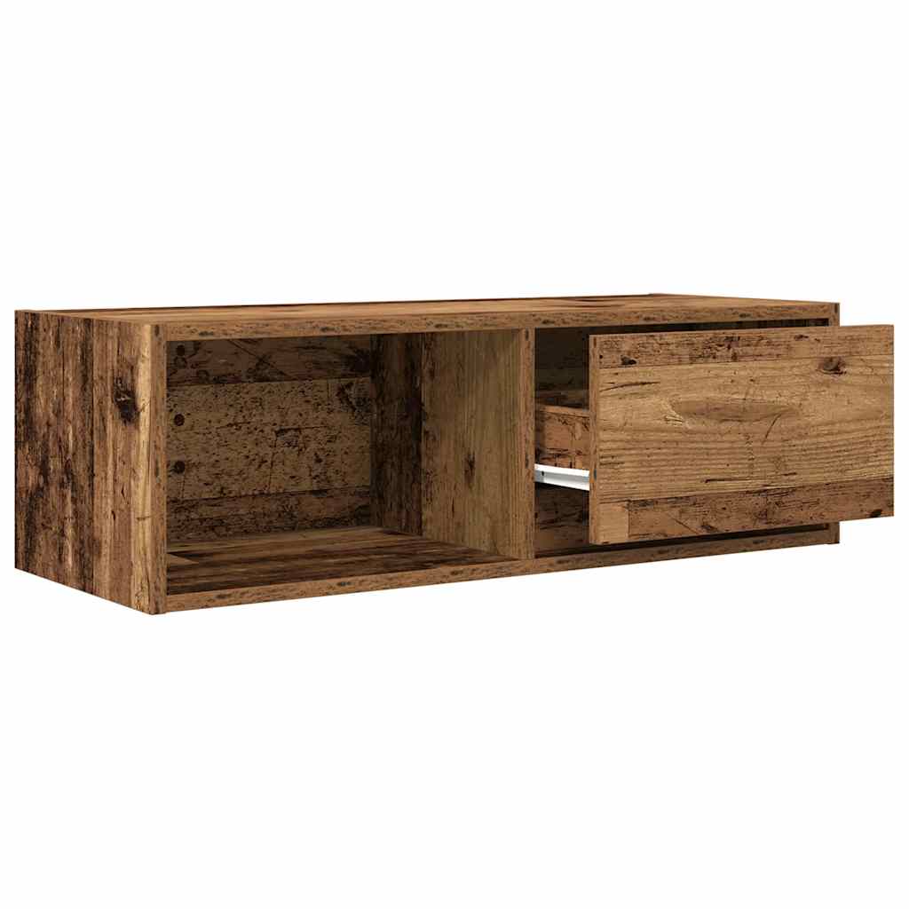 TV Cabinets 2 pcs Old Wood 80x31x25.5 cm Engineered Wood
