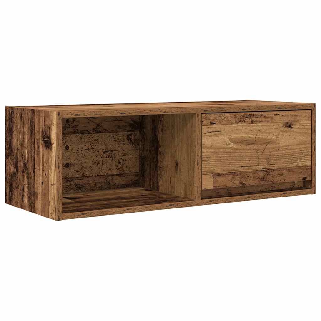 TV Cabinets 2 pcs Old Wood 80x31x25.5 cm Engineered Wood