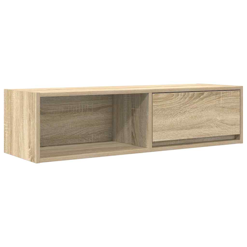 TV Cabinet Sonoma Oak 100x31x25.5 cm Engineered Wood