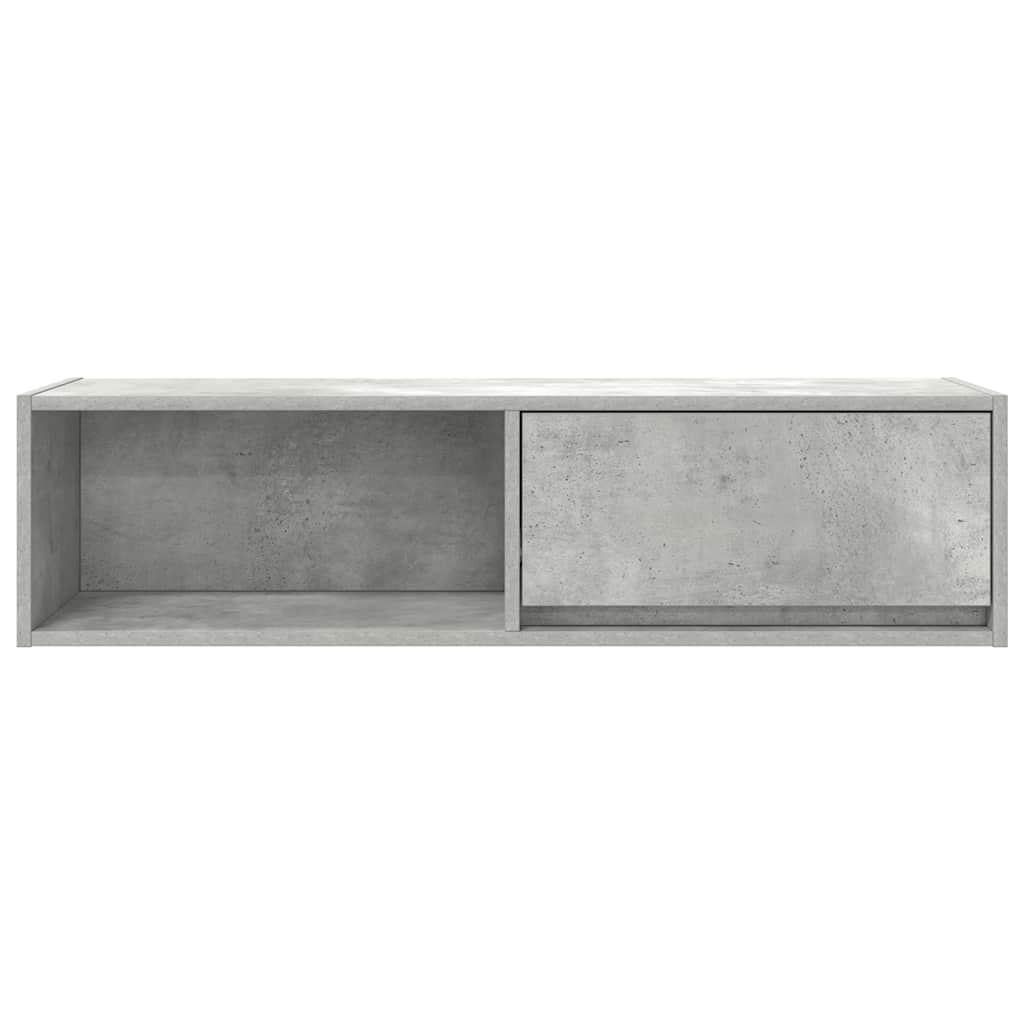 TV Cabinets 2 pcs Concrete Grey 100x31x25.5 cm Engineered Wood