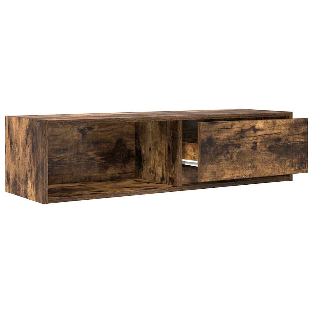 TV Cabinets 2 pcs Smoked Oak 100x31x25.5 cm Engineered Wood