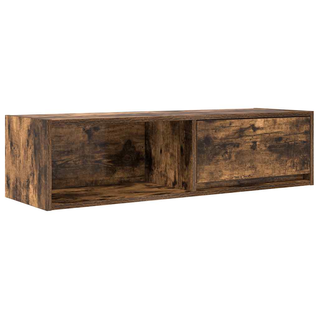 TV Cabinets 2 pcs Smoked Oak 100x31x25.5 cm Engineered Wood