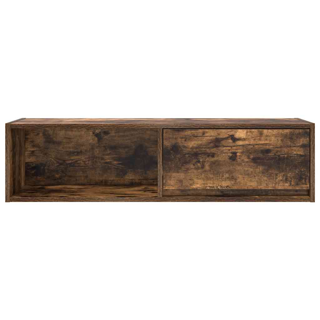 TV Cabinets 2 pcs Smoked Oak 100x31x25.5 cm Engineered Wood