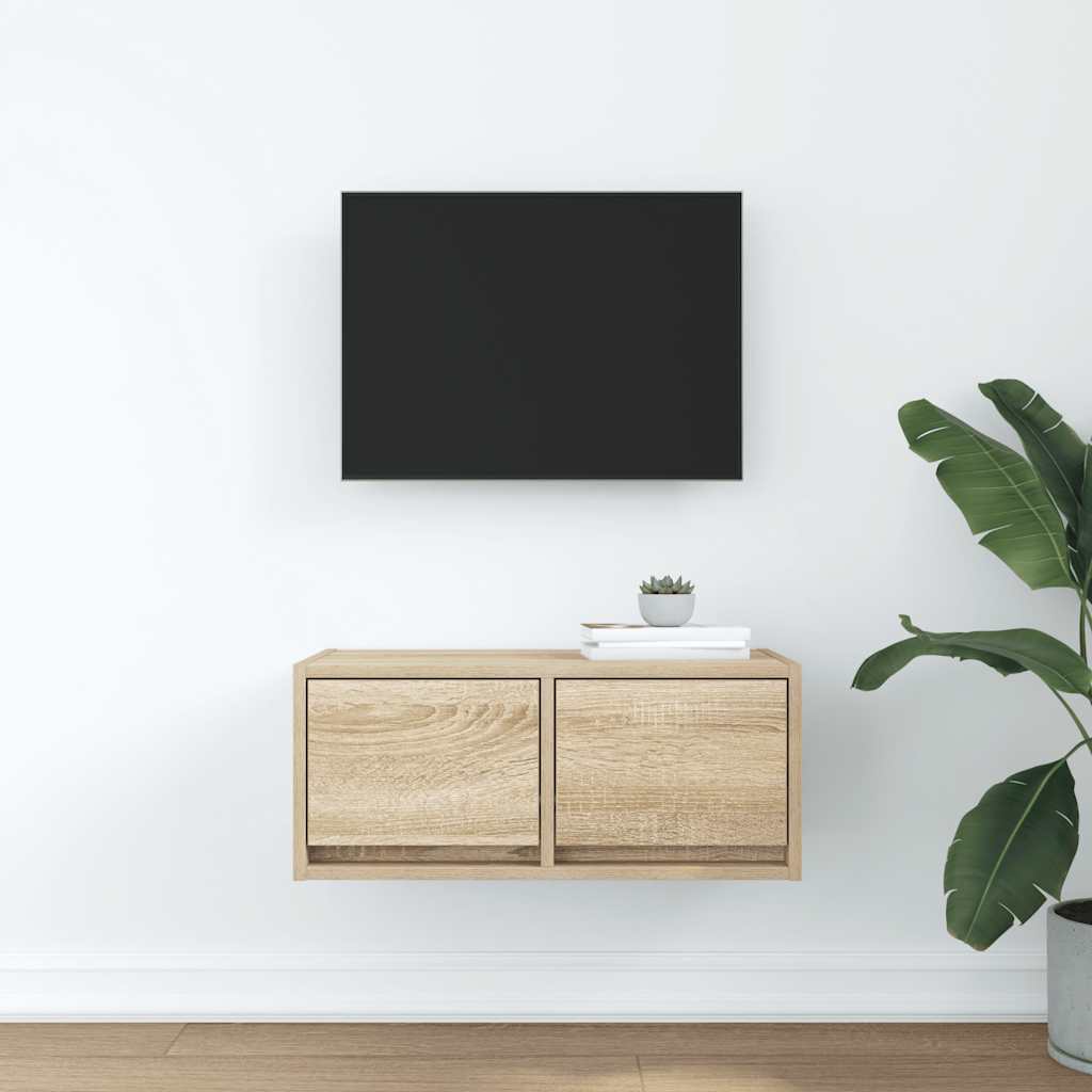 TV Cabinet Sonoma Oak 60x31x25.5 cm Engineered Wood