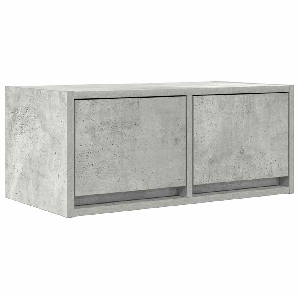 TV Cabinet Concrete Grey 60x31x25.5 cm Engineered Wood