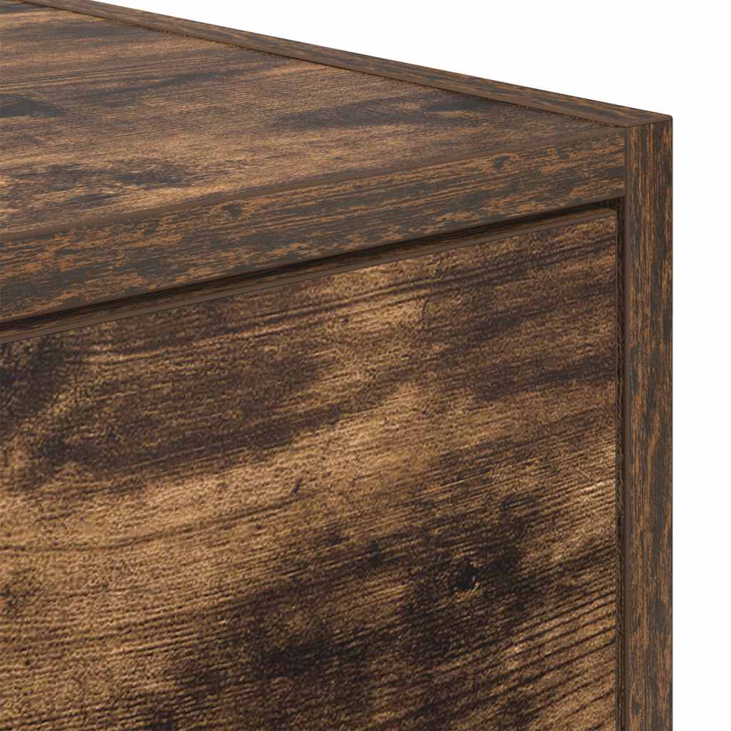 TV Cabinet Smoked Oak 60x31x25.5 cm Engineered Wood
